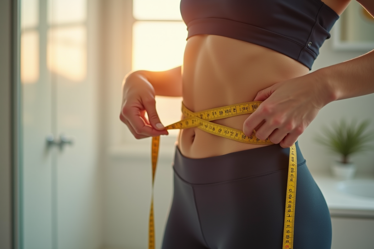 Mesure du tour de ventre pour une perte de poids efficace